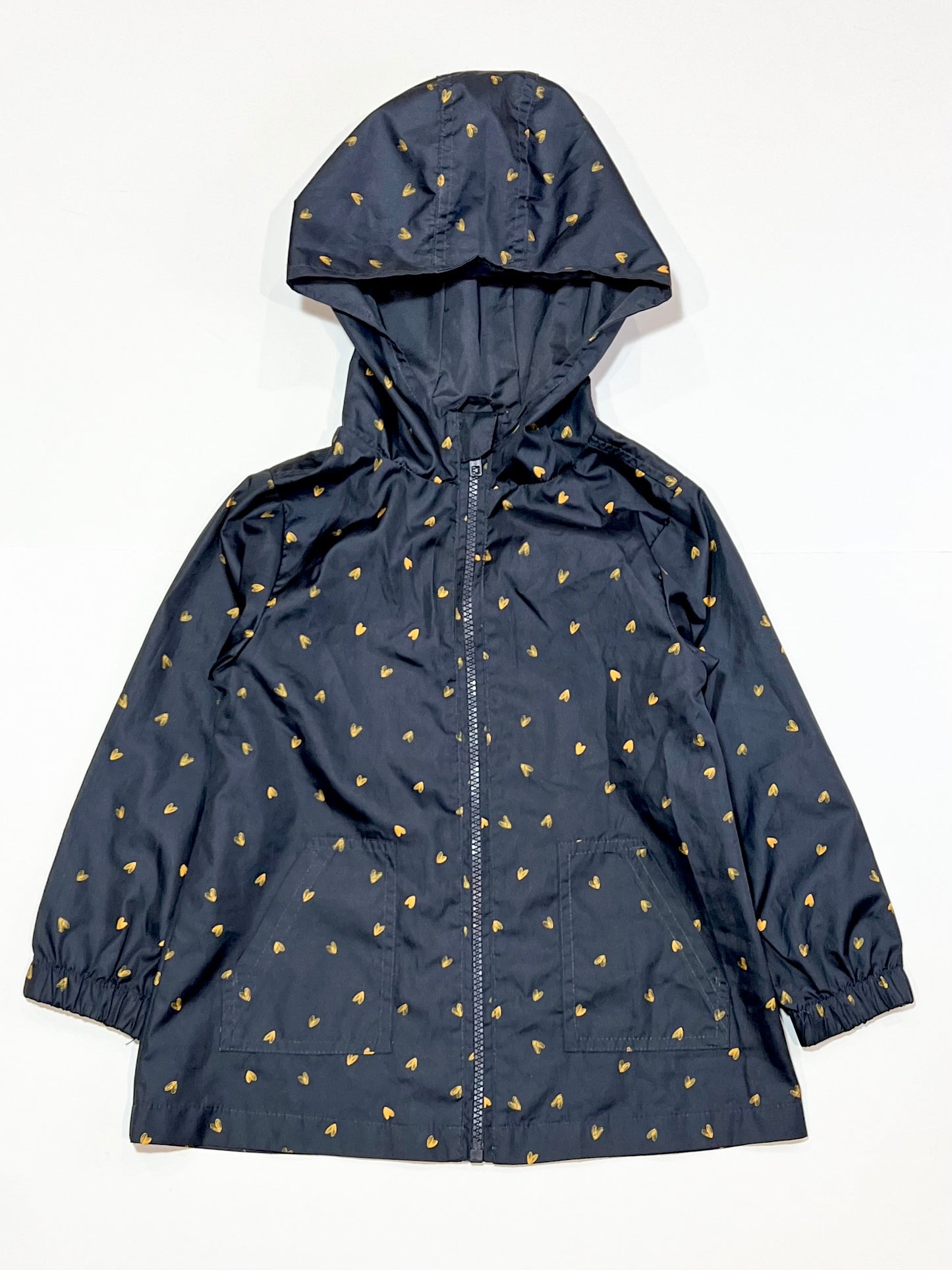 Navy hearts spray jacket - Size 3