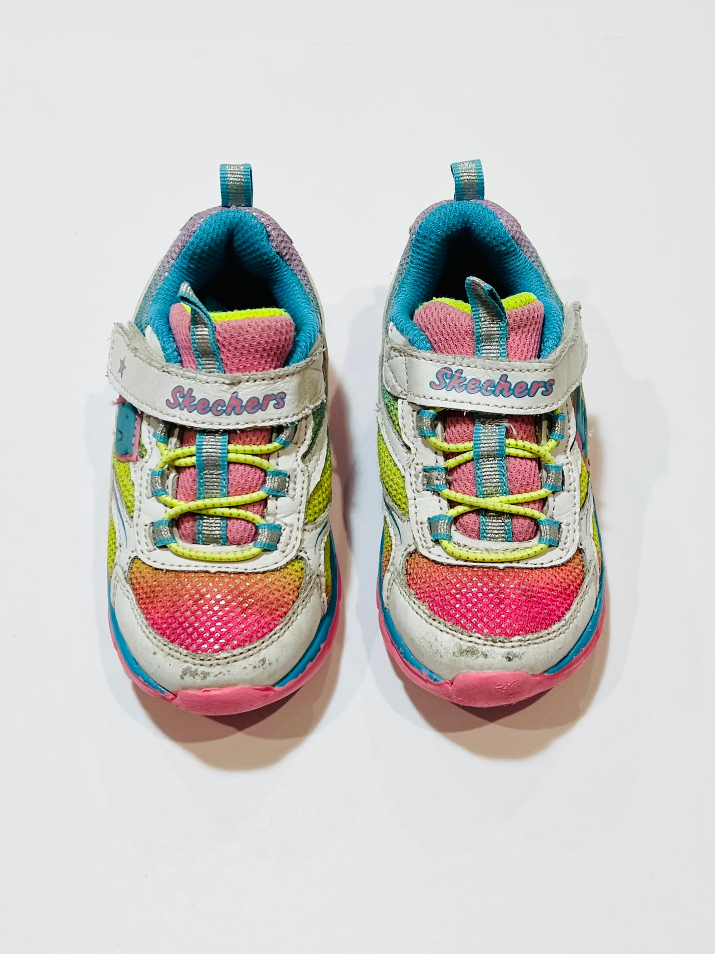 Rainbow light up sneakers - Size US8