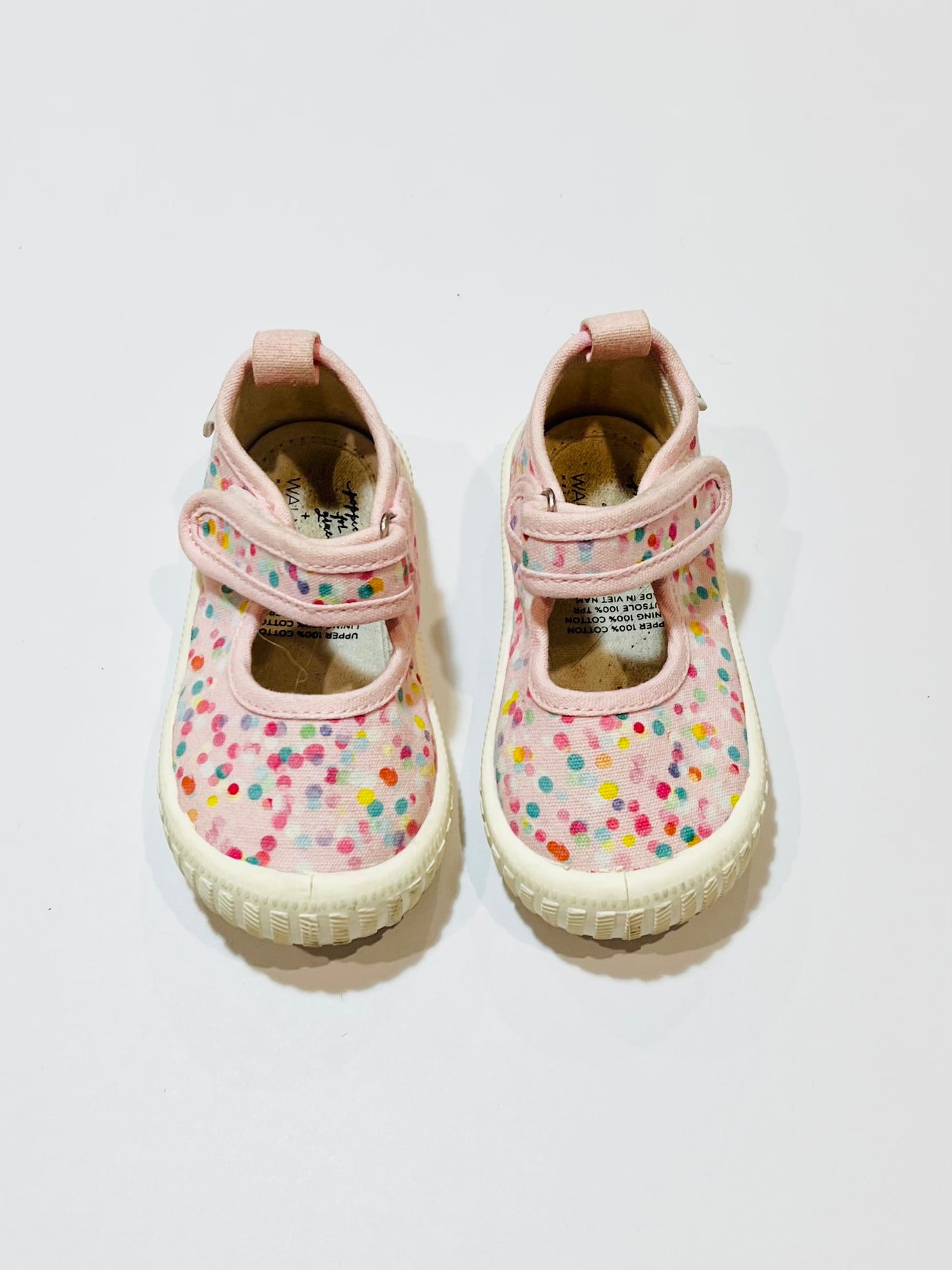 Pink canvas Mary-Janes - Size EU23