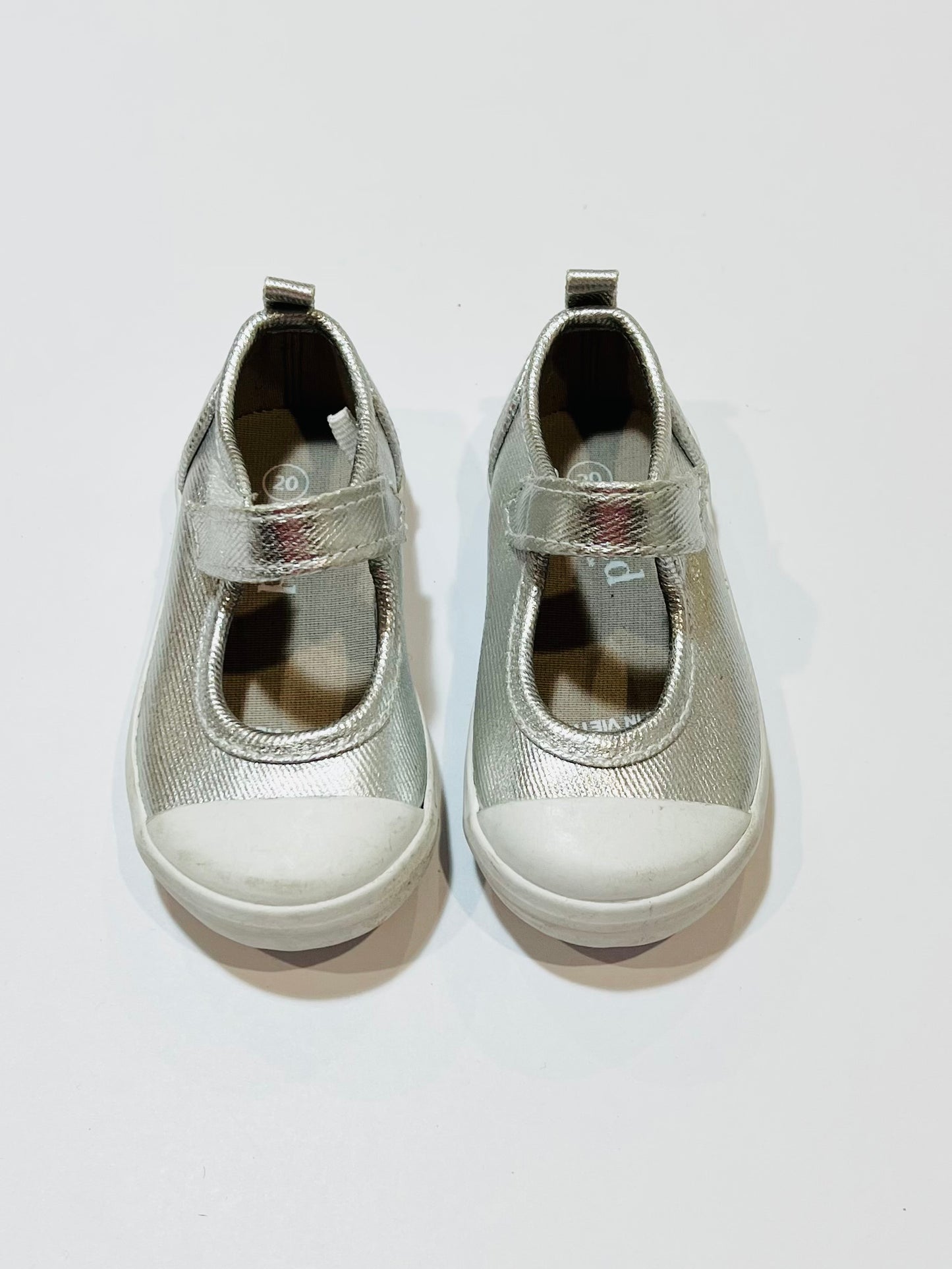 Silver Mary-Janes - Size EU20