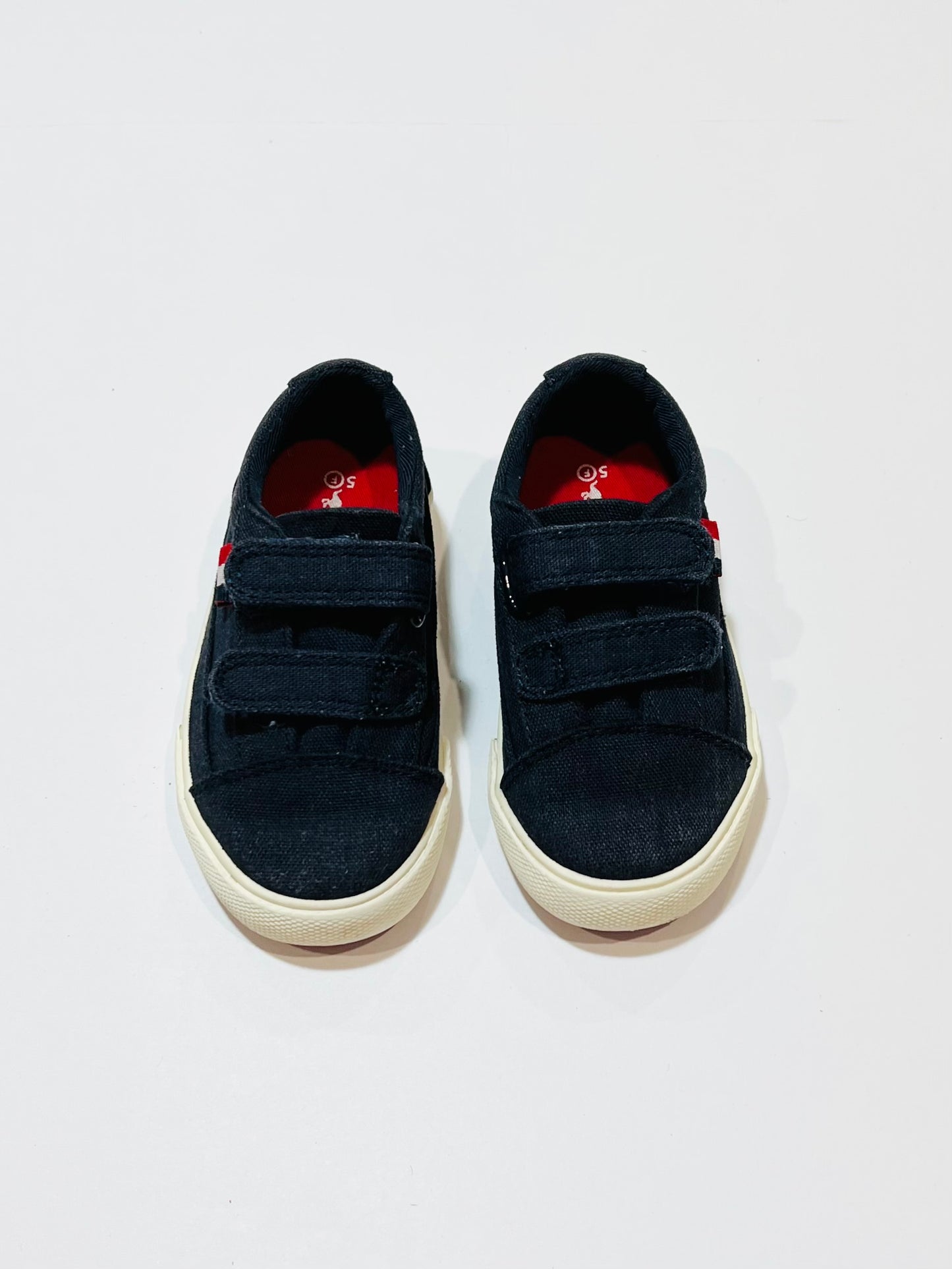 Navy canvas shoes - Size UK5