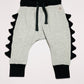 Grey dinosaur trackies - Size 0