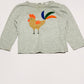 Grey rooster top - Size 0