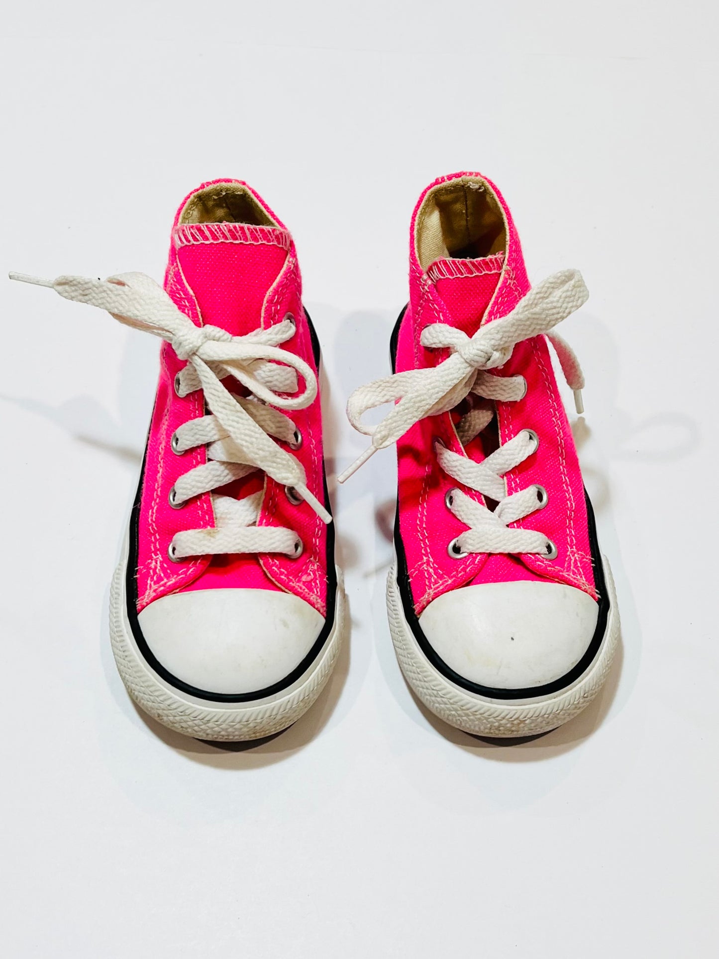 Pink Chuck Taylors - Size US8