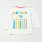 Birthday girl top - Size 2