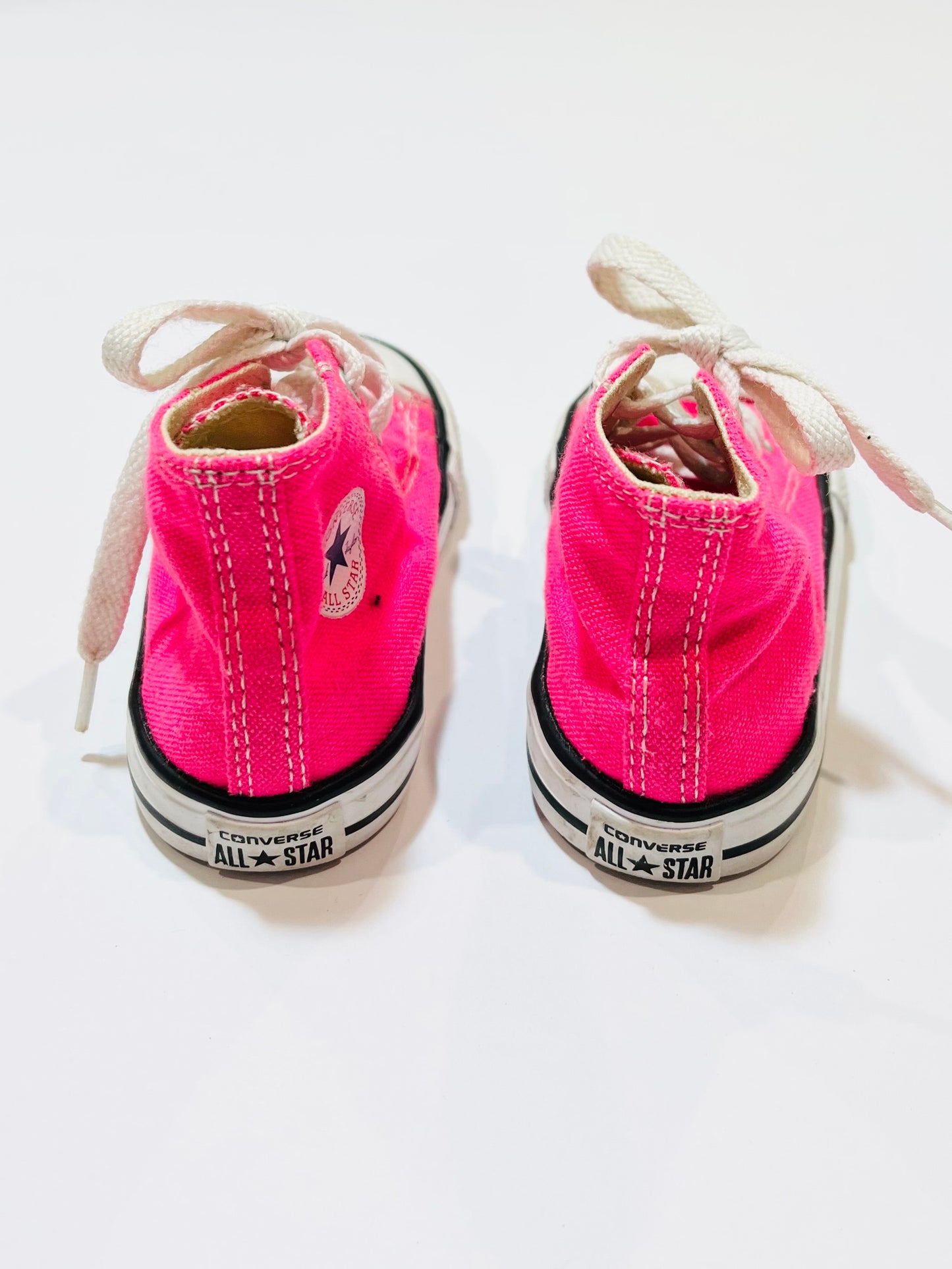 Pink Chuck Taylors - Size US8