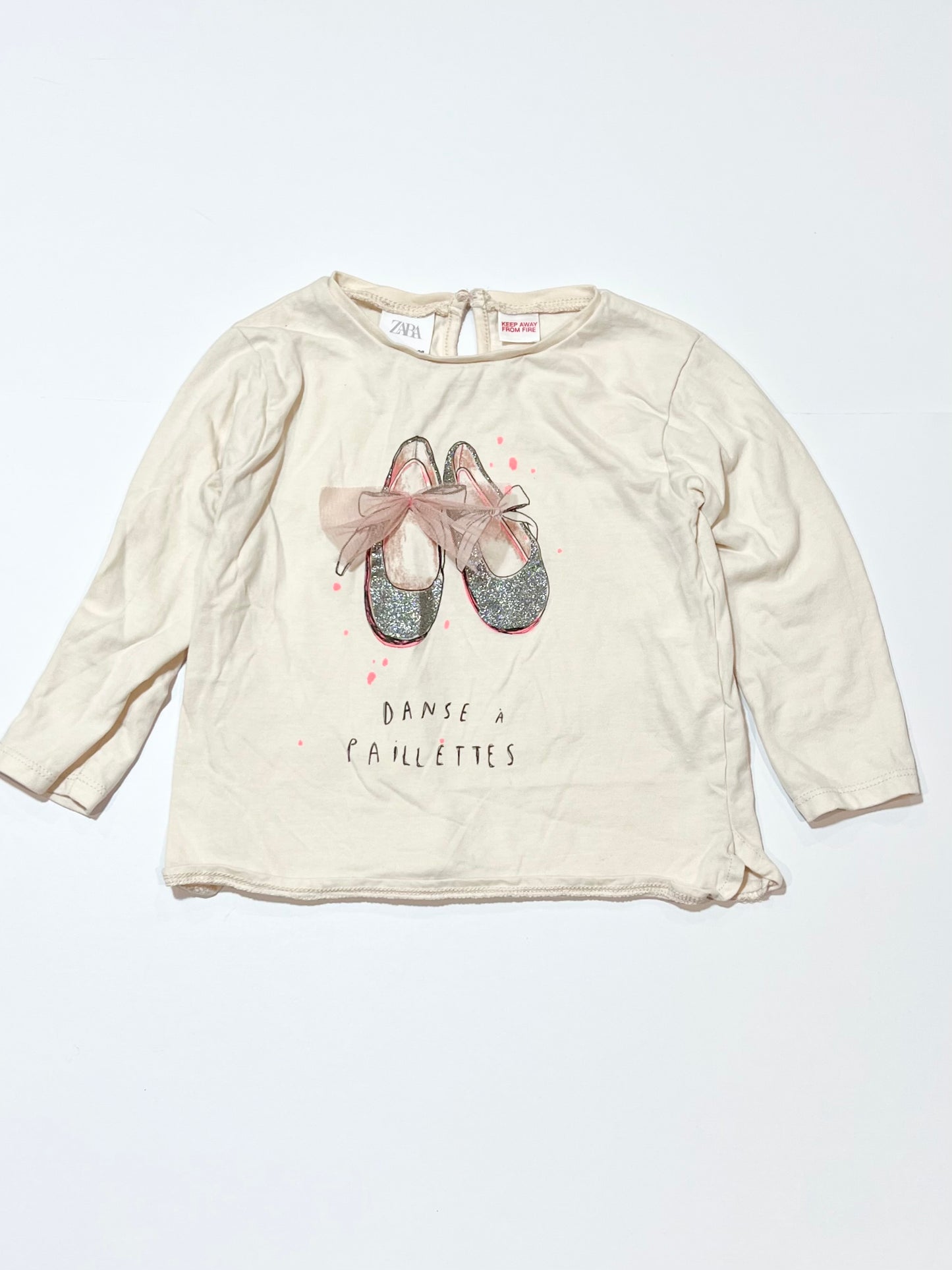 Glitter shoes top - Size 2-3