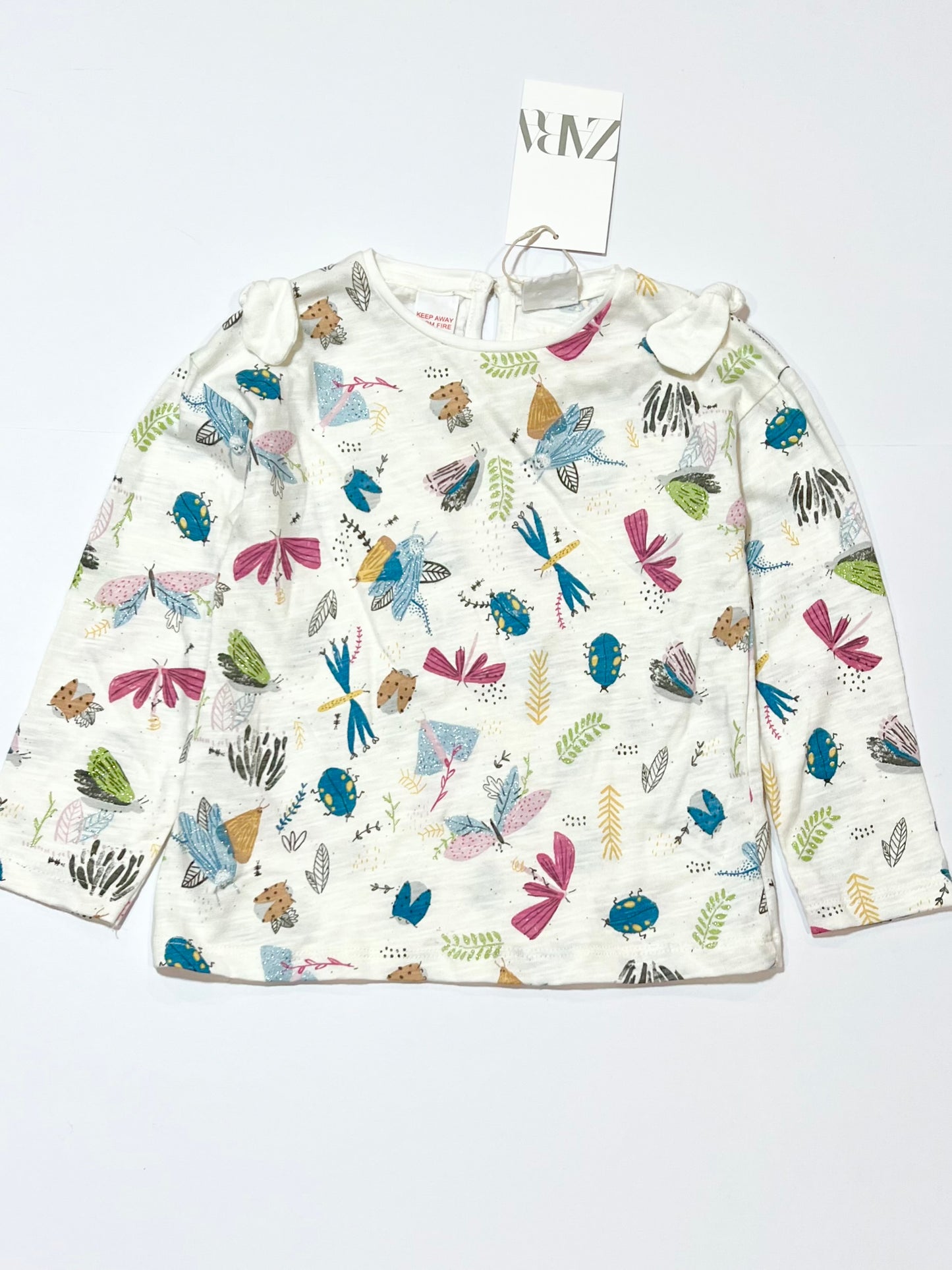 Glitter moth top brand new - Size 2
