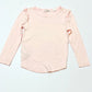 Pink ribbed top - Size 2