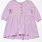 Purple waffle dress - Size 2