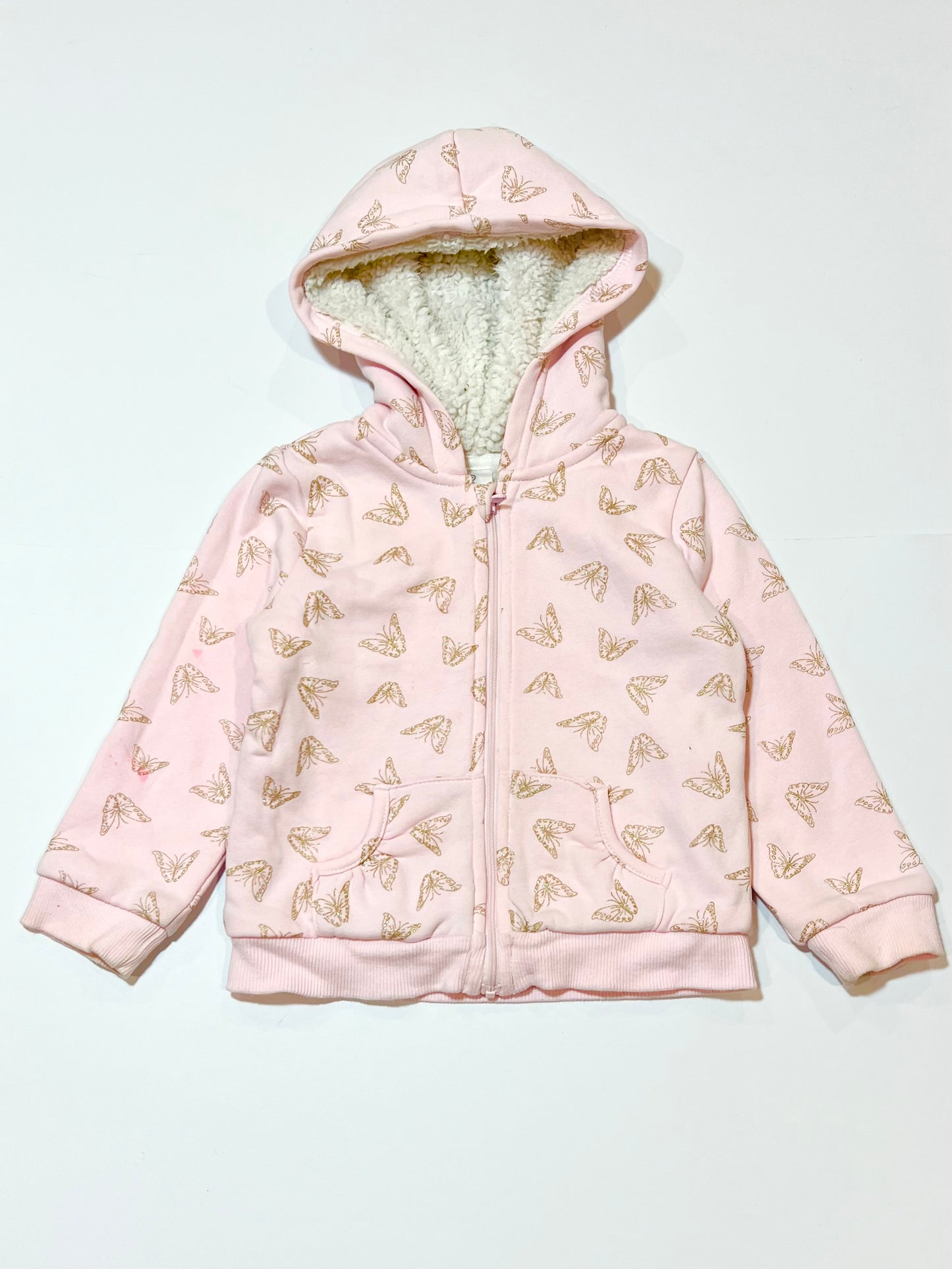 Butterfly sherpa hoodie - Size 2