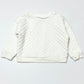 White quilted sweater - Size 2