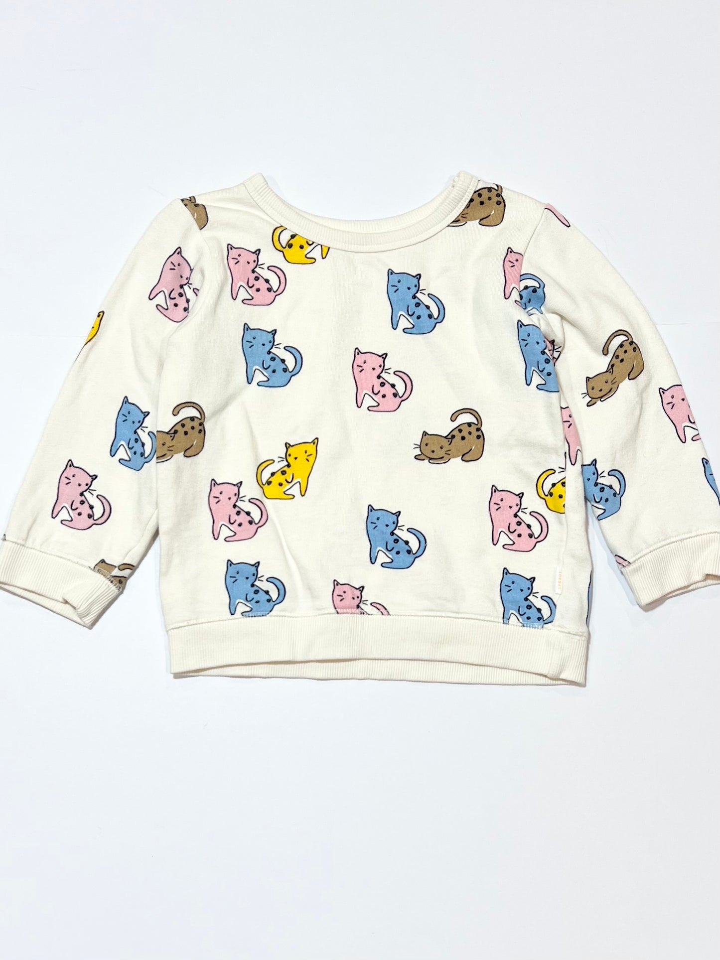 White cats sweater - Size 2