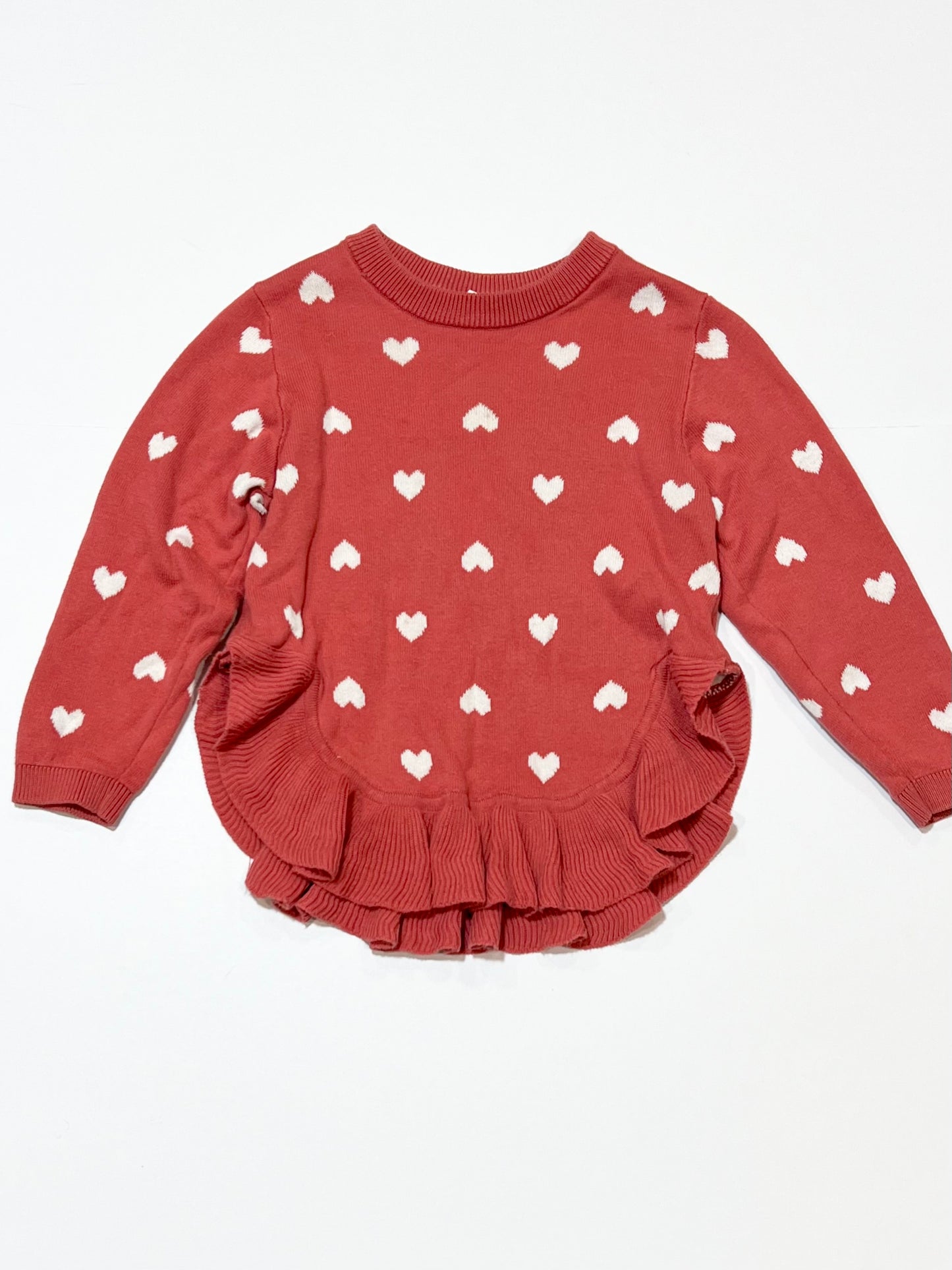 Hearts jumper - Size 2