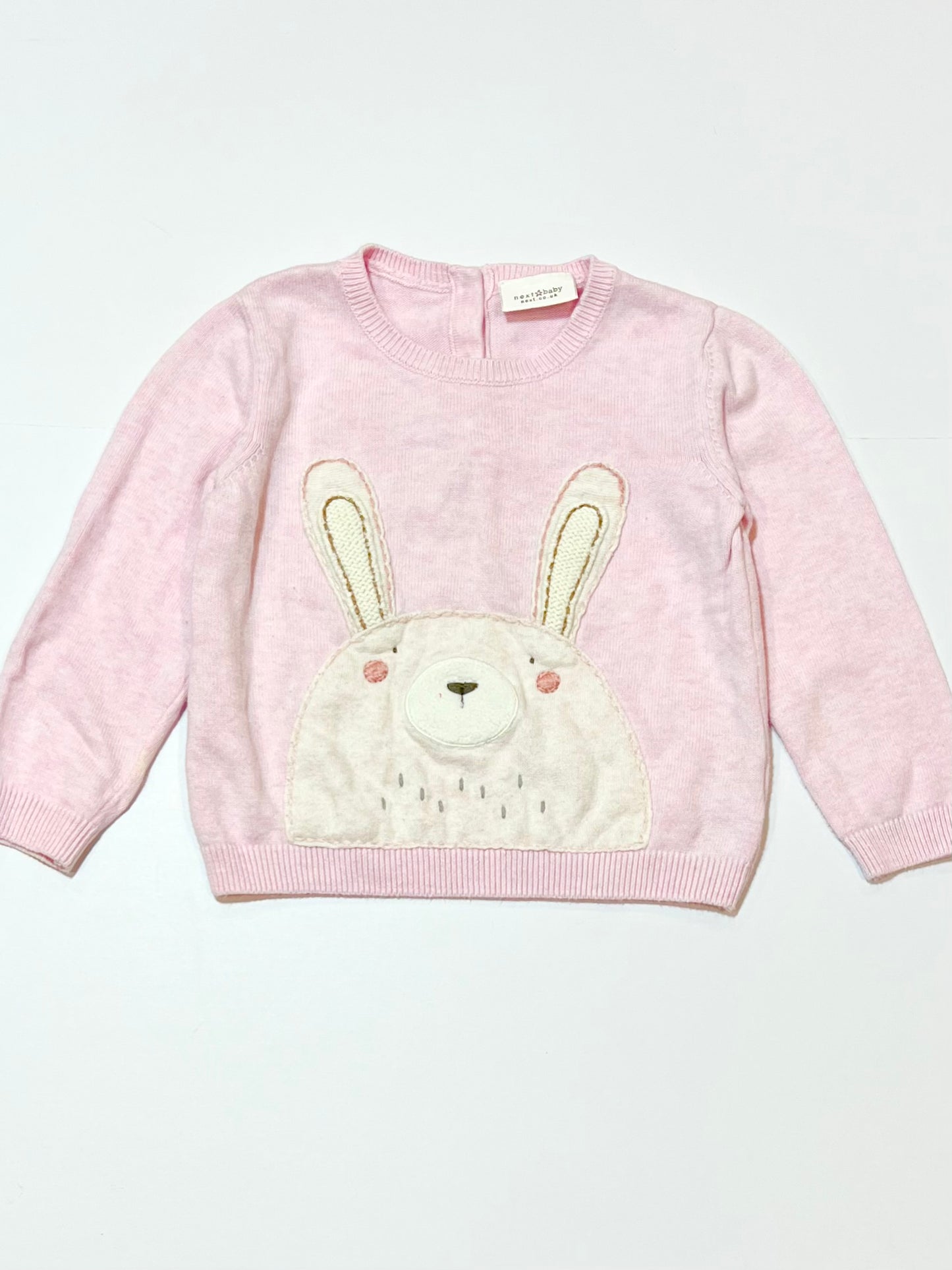 Pink bunny knit jumper - Size 2