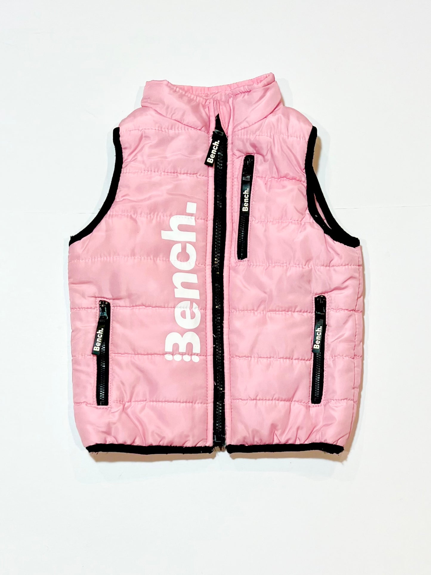 Pink puffer vest - Size 2-3