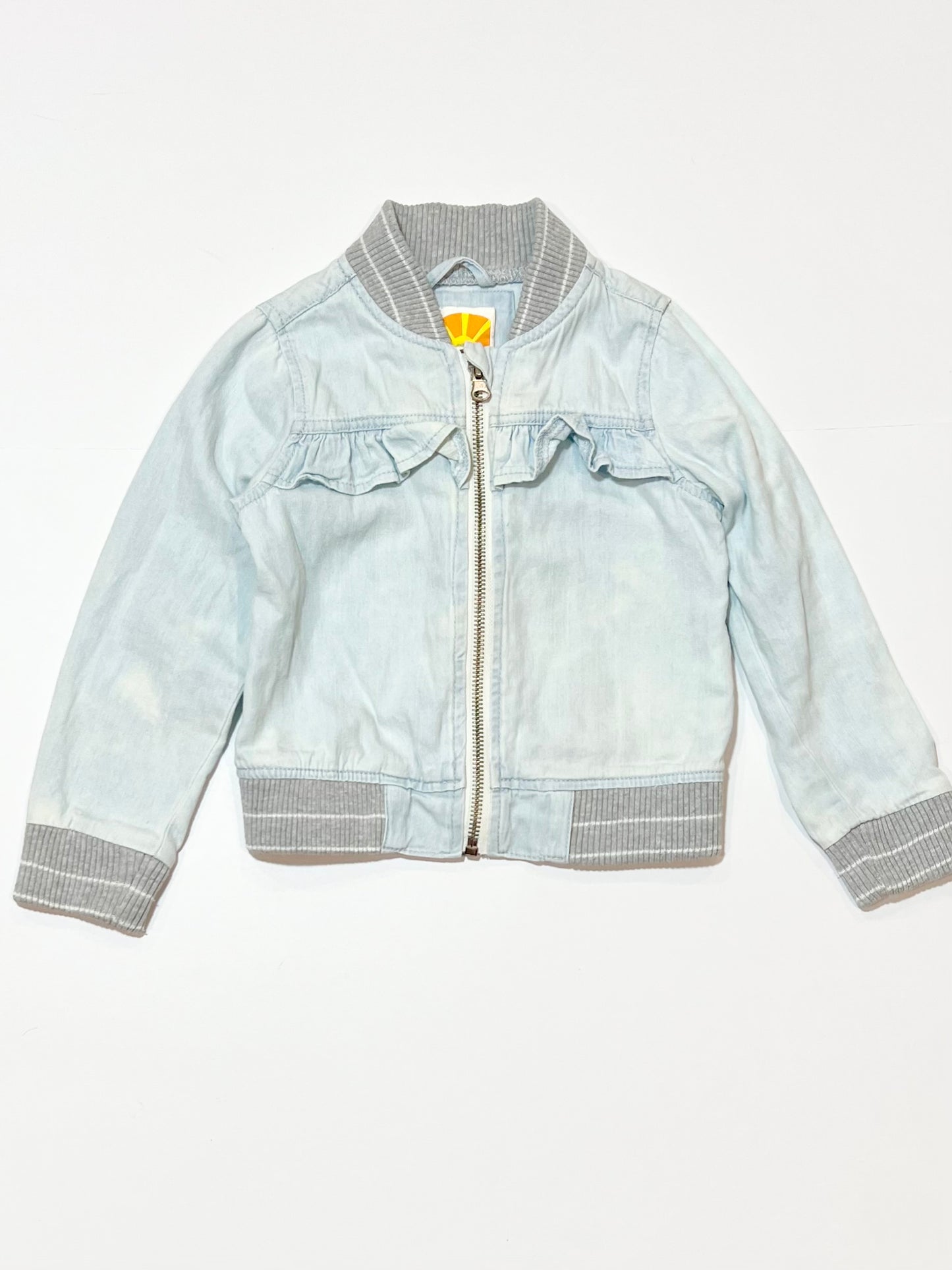 Blue chambray jacket - Size 2