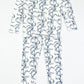 Leafy ribbed pyjamas - Size 4