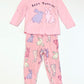 Pink bunny pyjamas - Size 0