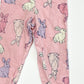 Pink bunny pyjamas - Size 0