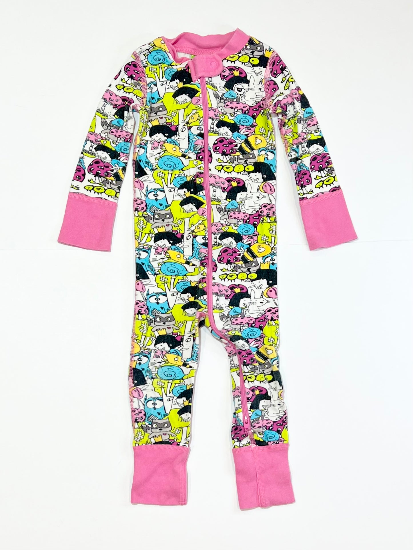 Ribbed zip onesie - Size 1