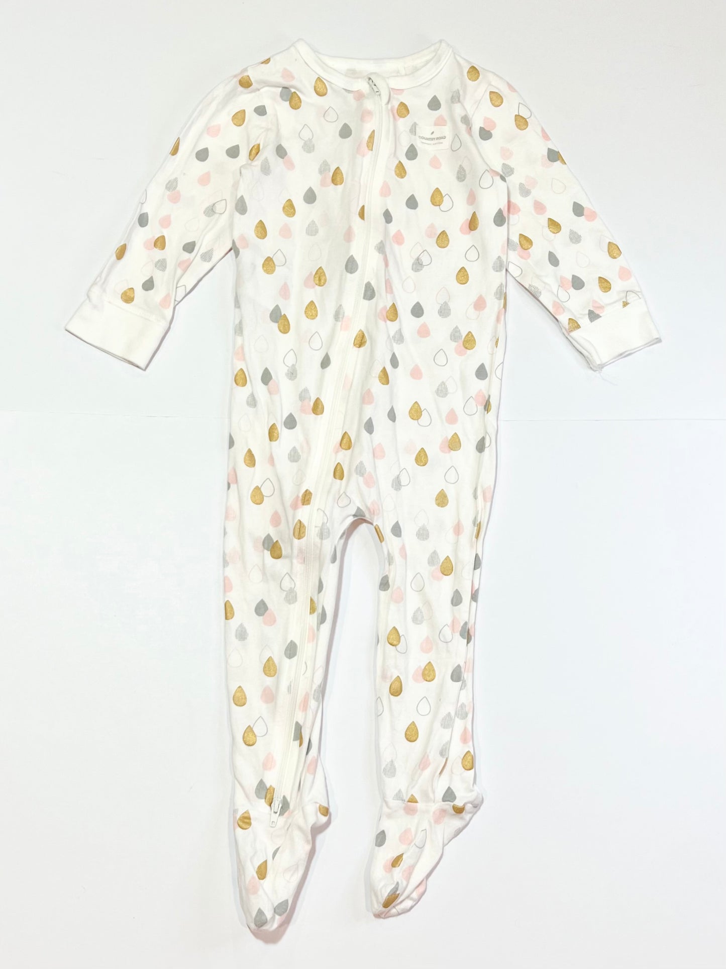 Rain drop zip onesie - Size 1