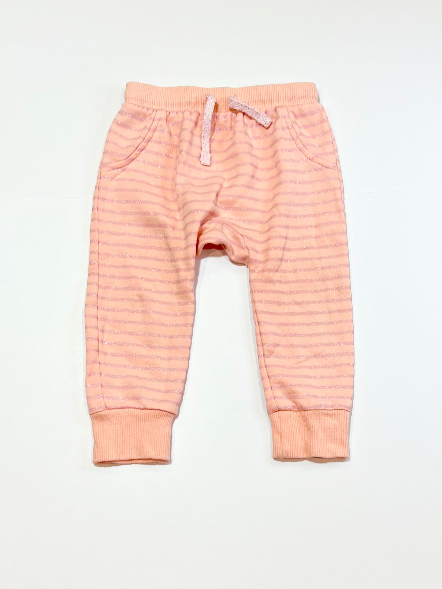 Striped sparkle trackies - Size 1