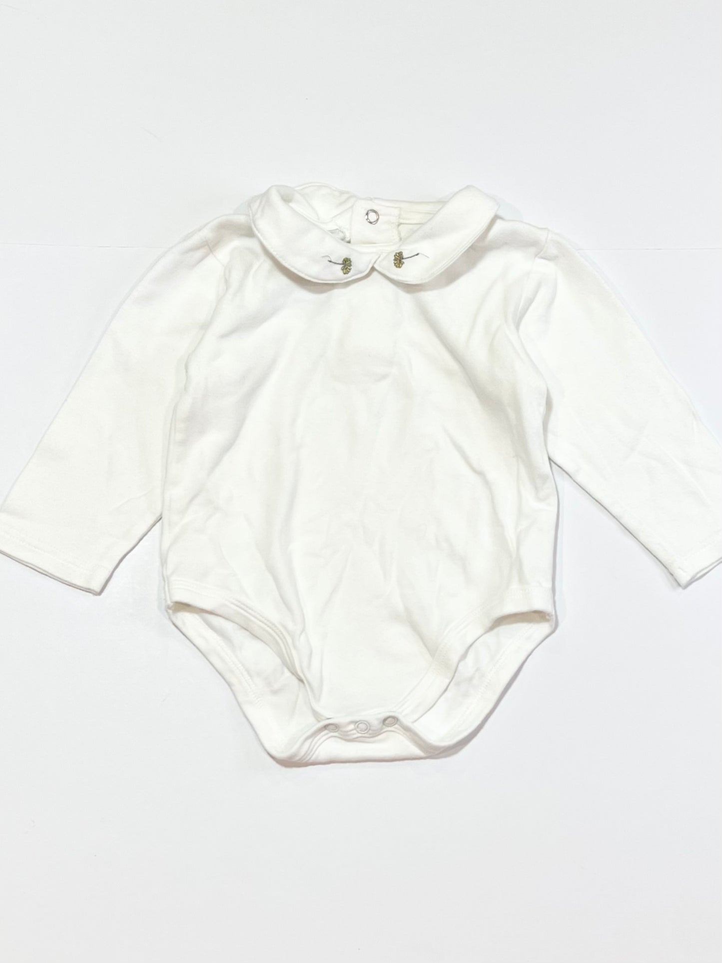 White collared bodysuit - Size 1