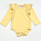 Yellow flutter bodysuit - Size 1