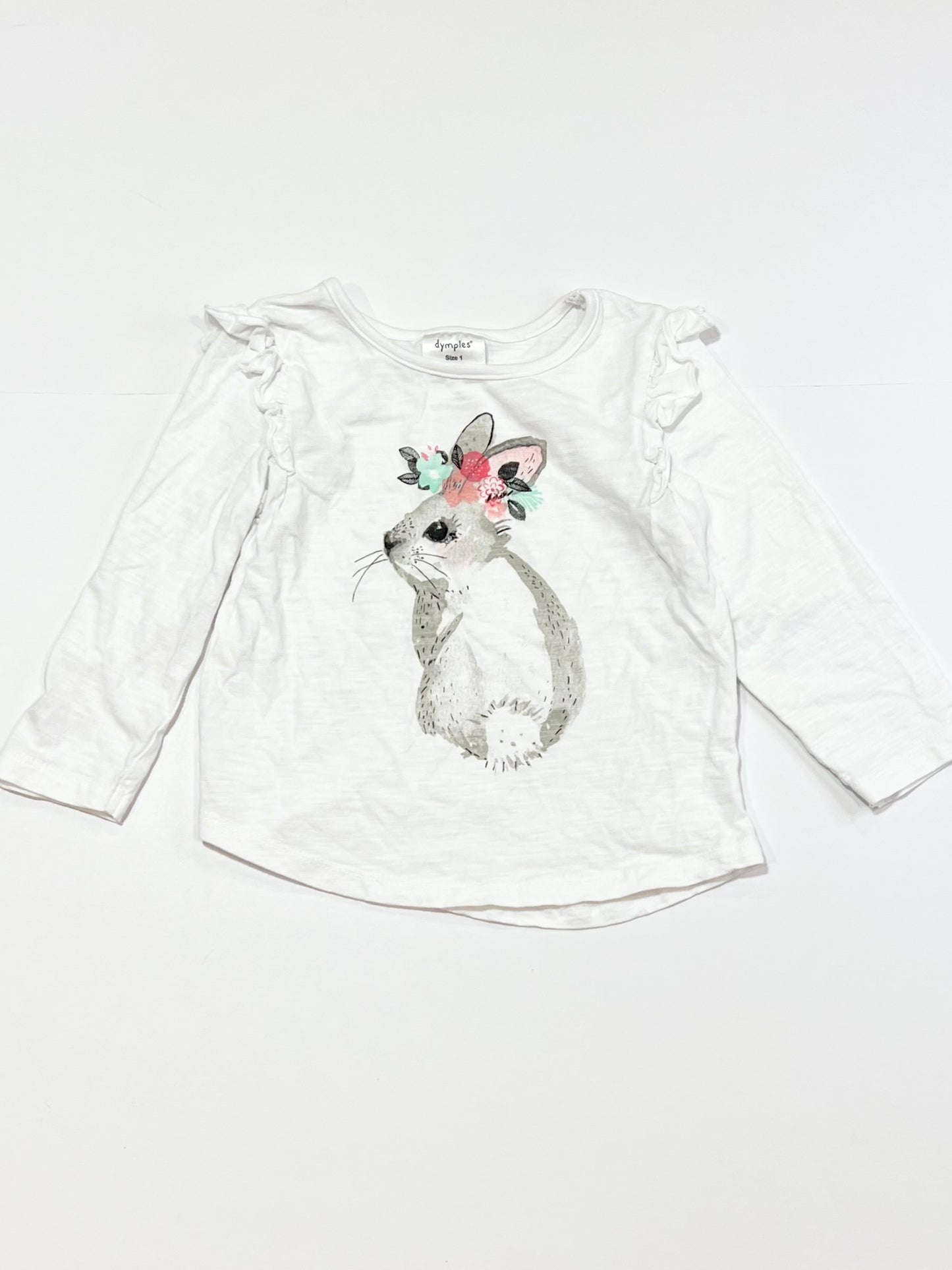 White bunny top - Size 1