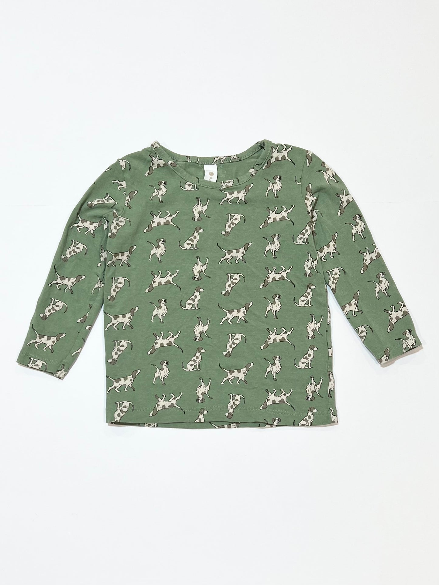 Green dog top - Size 1