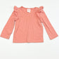 Pink ribbed top - Size 1
