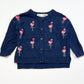 Navy flamingo cardigan - Size 1