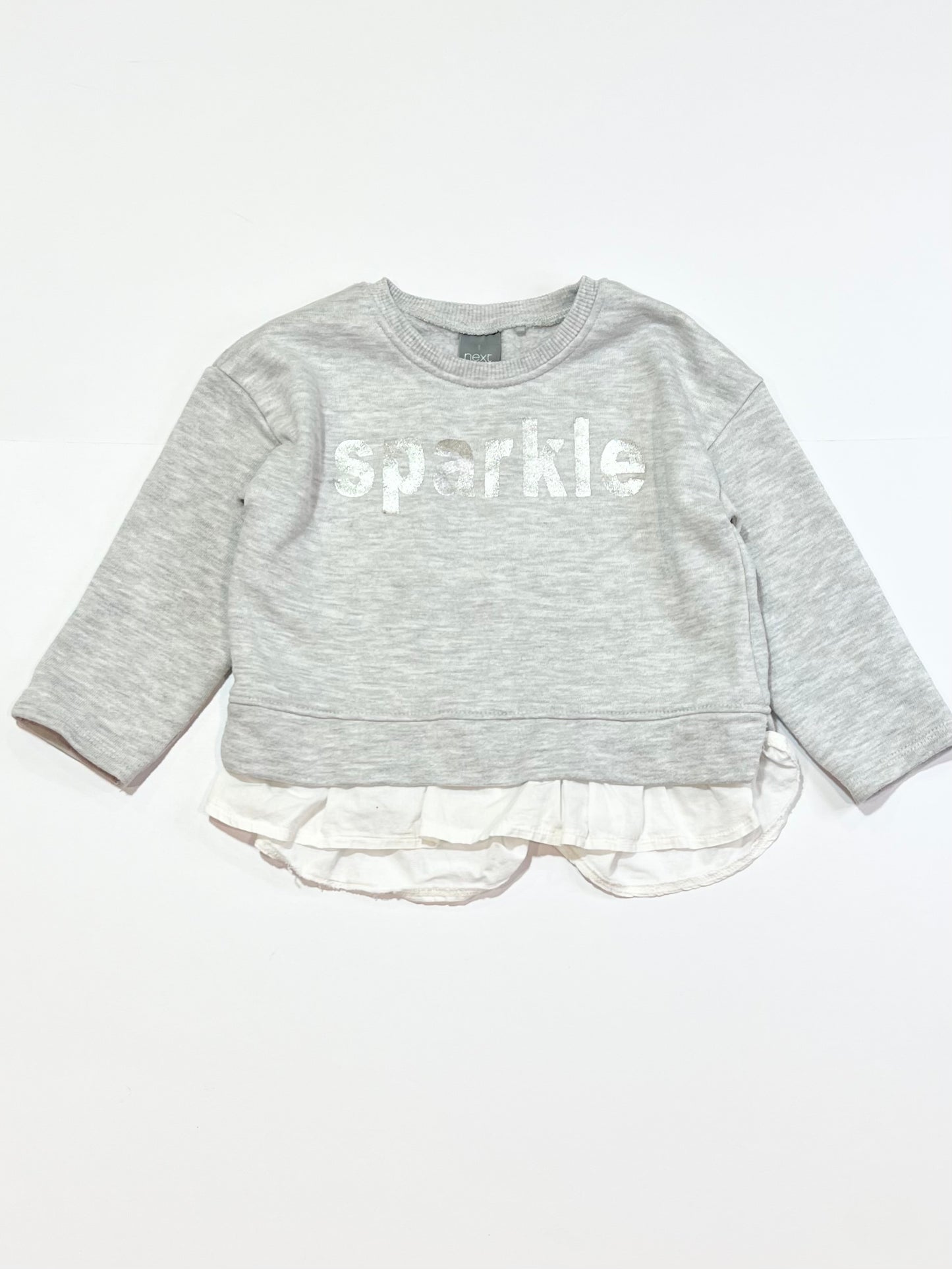 Grey sparkle sweater - Size 1