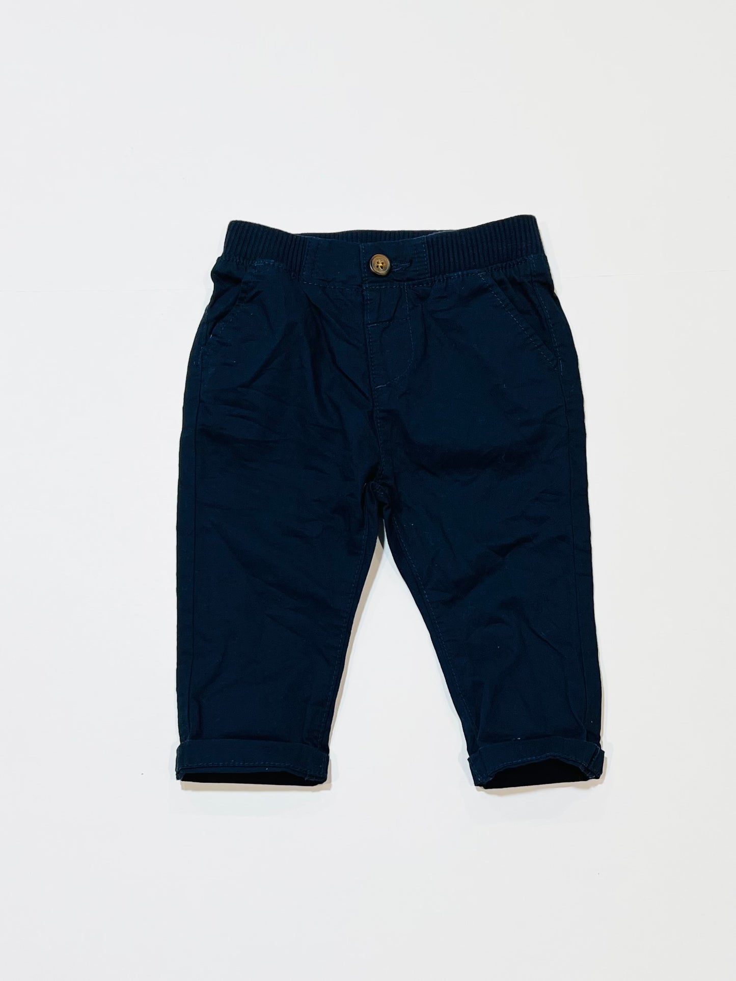 Navy cotton pants - Size 0