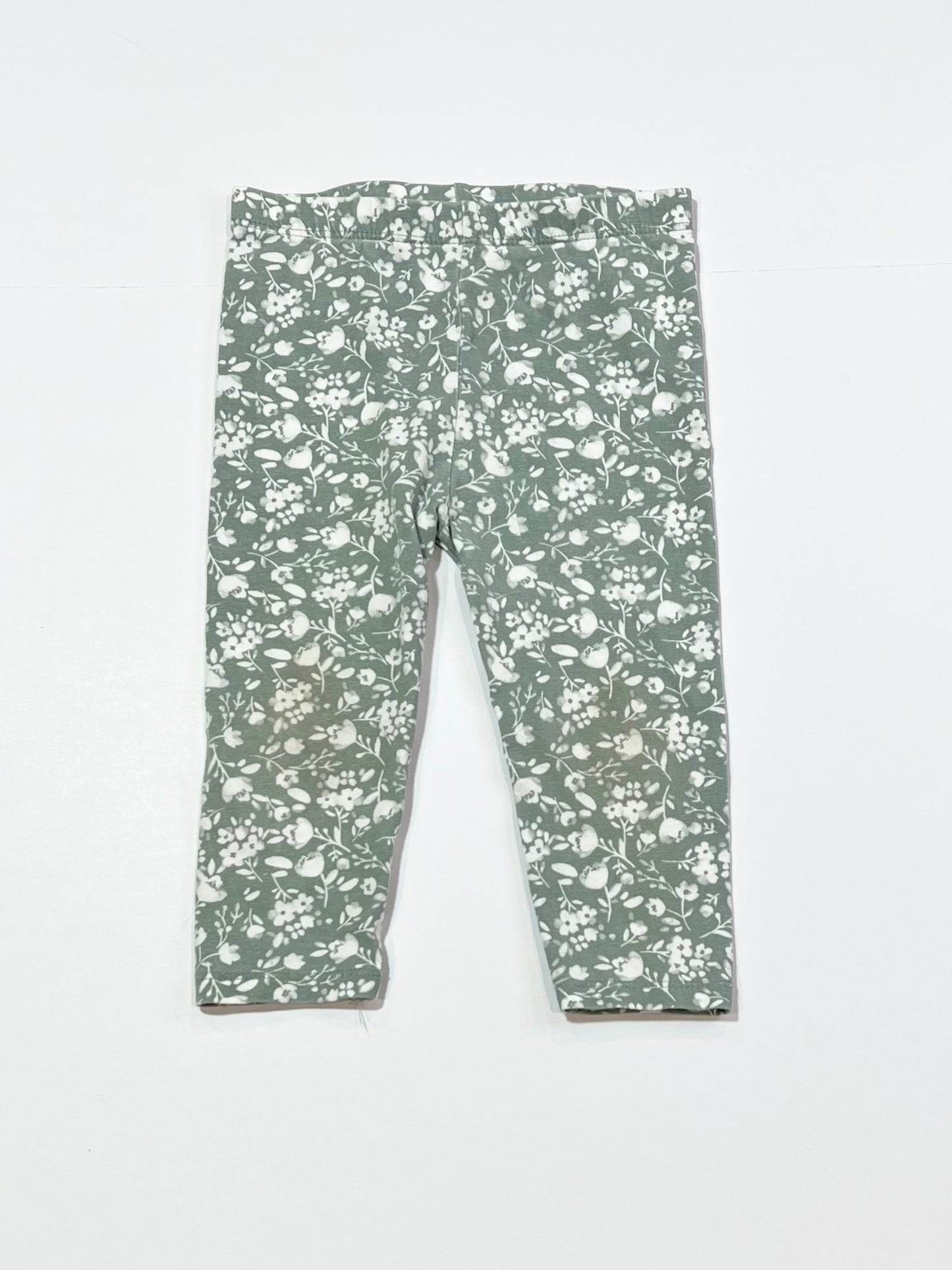 Floral leggings - Size 9-12 months