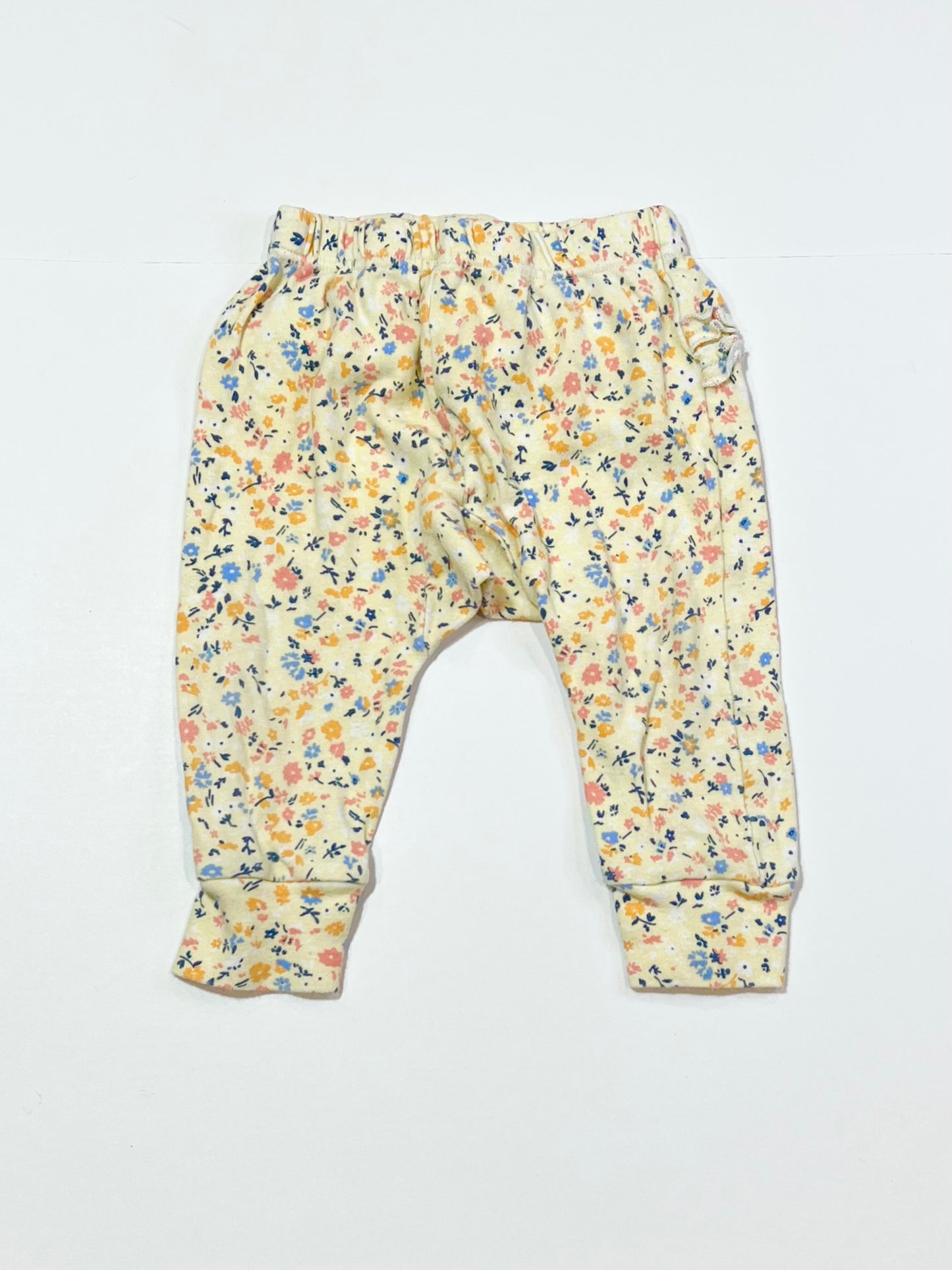 Floral ruffle pants - Size 0
