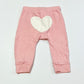 Pink heart pants - Size 0