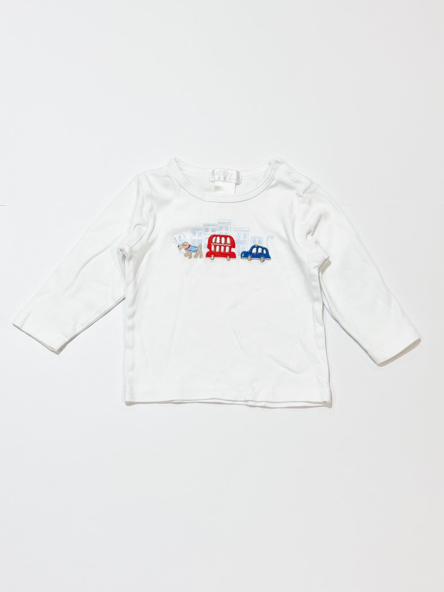 White applique top - Size 0