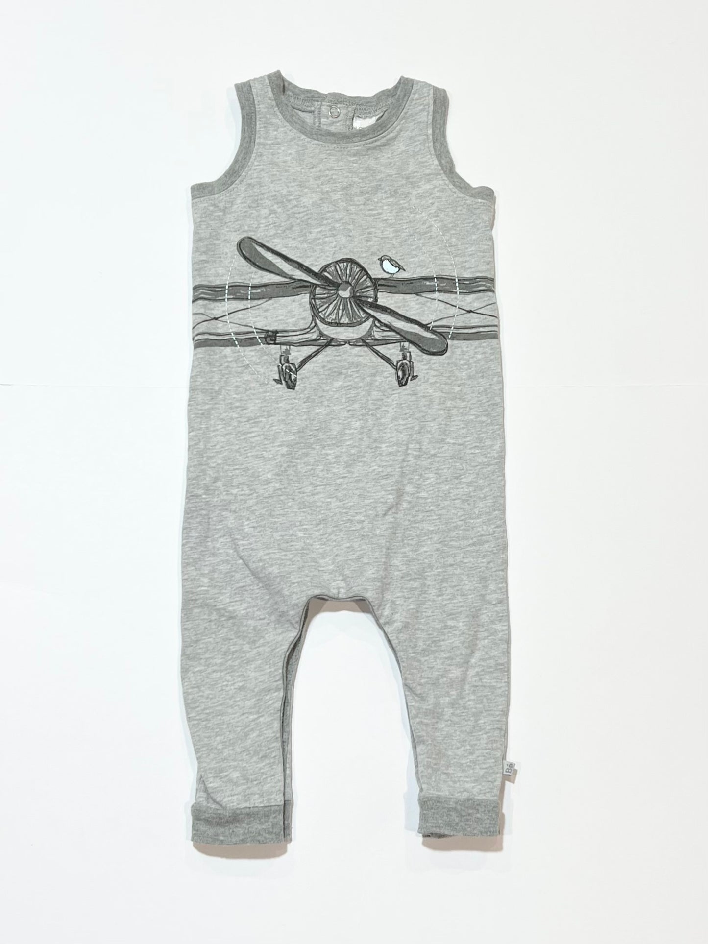 Aeroplane romper - Size 6-9 months