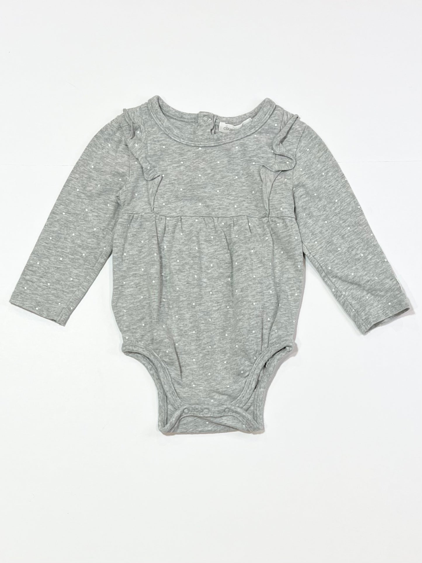 Grey spot bodysuit - Size 0