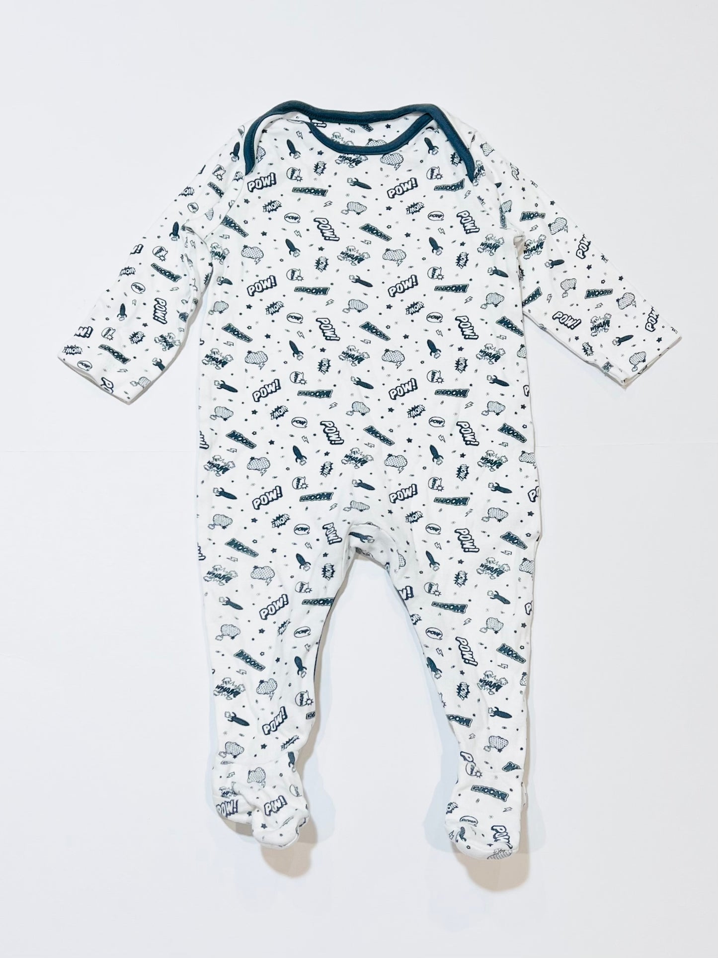 Pow! Wow! onesie - Size 6-9 months