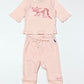Pink cheetah set - Size 0