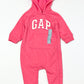 Fleece hooded coverall brand new - Size 6-9 months