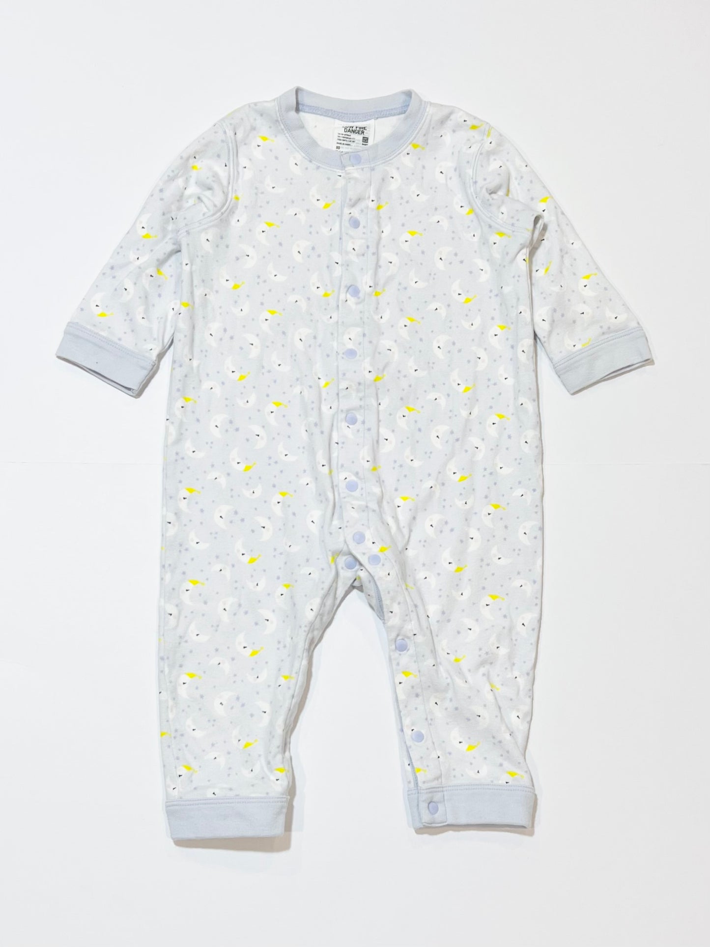 Grey moons onesie - Size 9-12 months