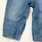 Soft denim overalls - Size 6-9 months
