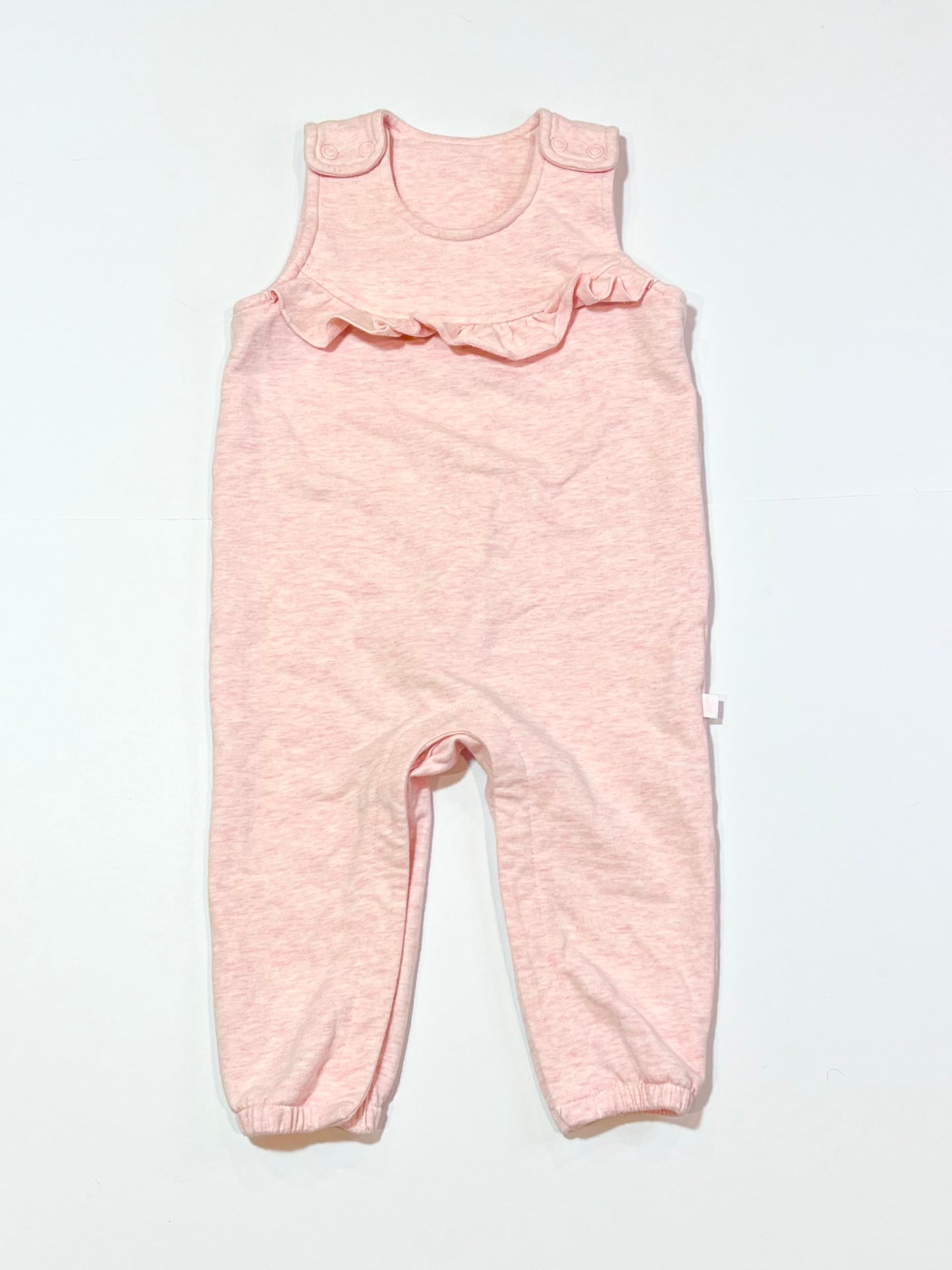 Pink jersey overalls - Size 0