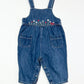 Embroidered denim overalls - Size 0