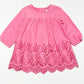 Pink corduroy dress - Size 6-9 months