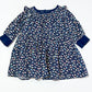 Floral corduroy dress - Size 6-9 months